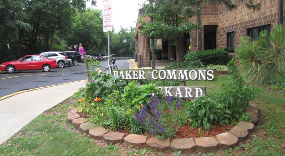 Baker Commons sign